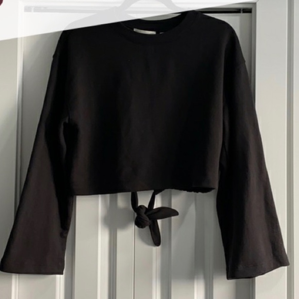 Aritzia Wilfred Free Crop Sweater